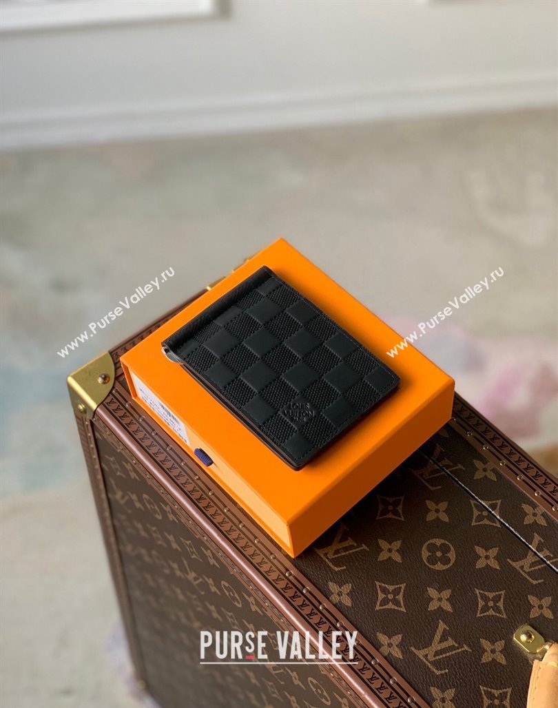 Louis Vuitton Billfold Wallet in Damier Leather Black 2023 M61700 (KI-231227081)