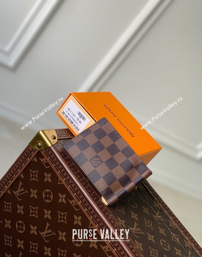 Louis Vuitton Billfold Wallet in Damier Ebene Canvas 2023 M61700 (KI-231227082)