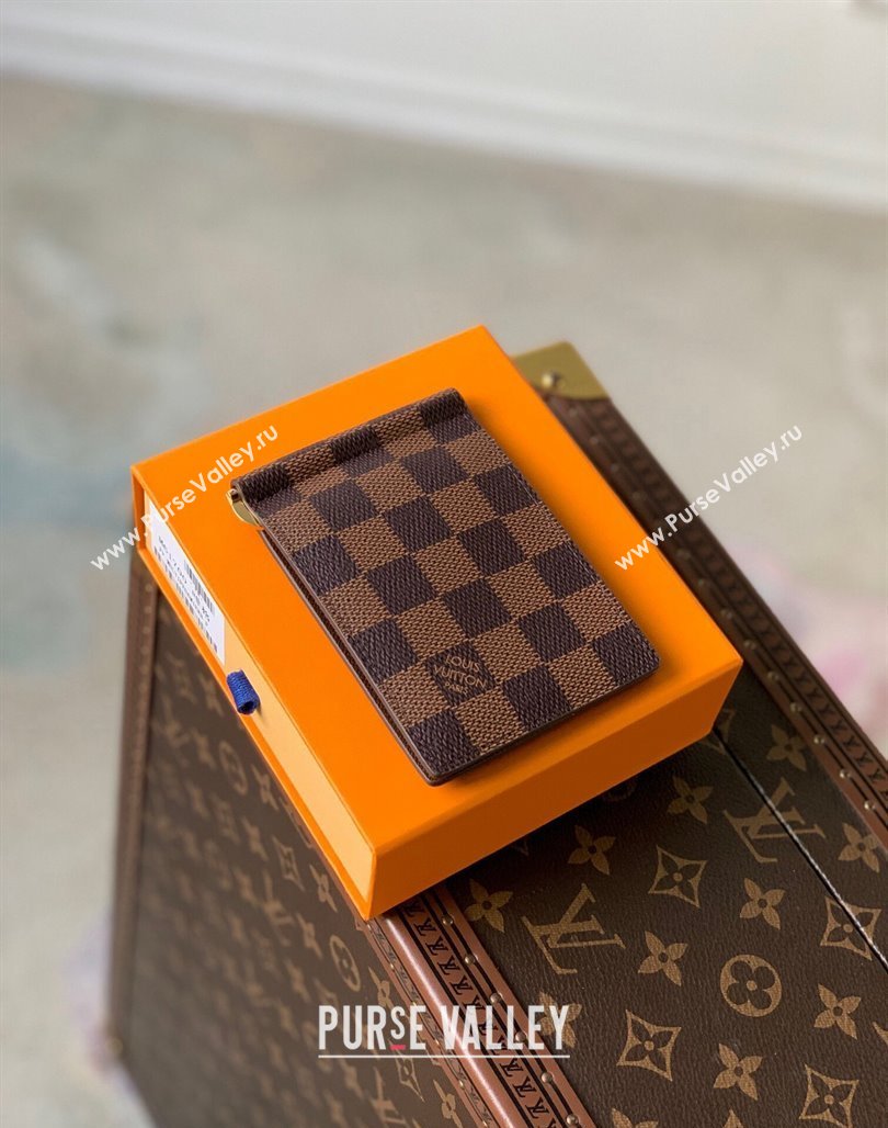 Louis Vuitton Billfold Wallet in Damier Ebene Canvas 2023 M61700 (KI-231227082)