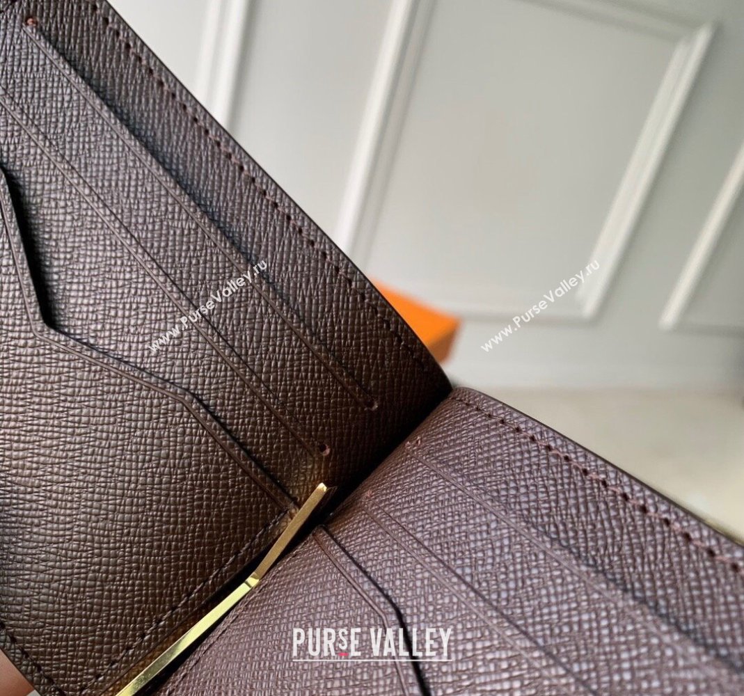 Louis Vuitton Billfold Wallet in Damier Ebene Canvas 2023 M61700 (KI-231227082)