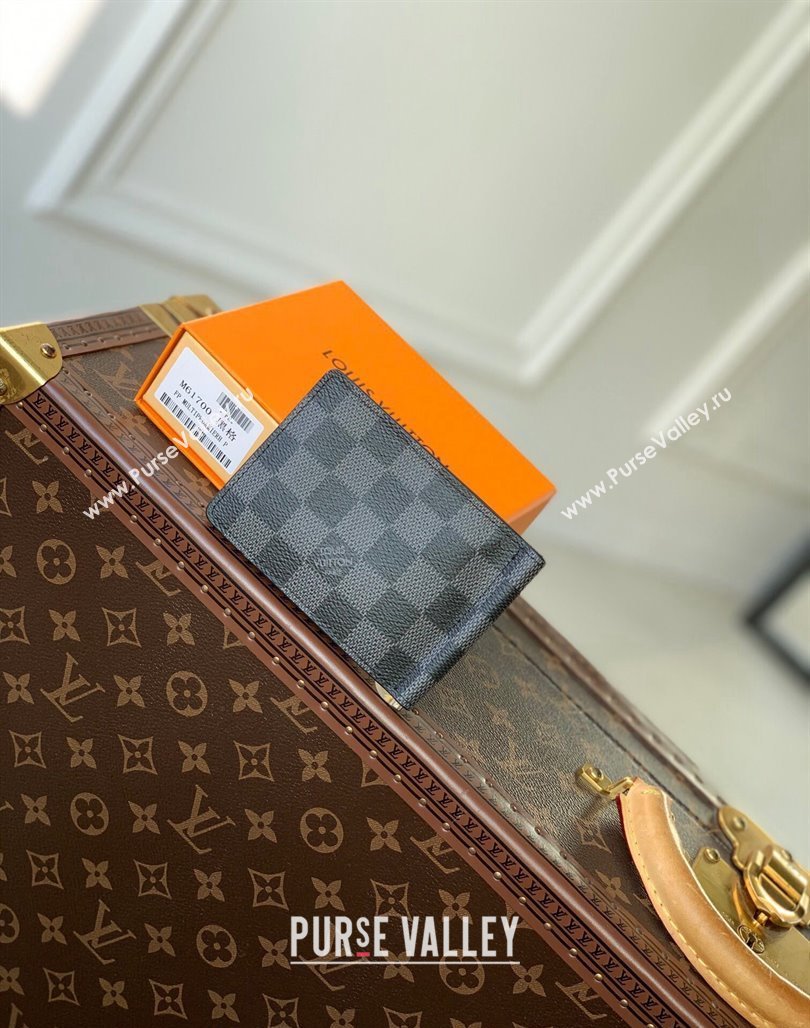 Louis Vuitton Billfold Wallet in Damier Graphite Canvas Black 2023 M61700 (KI-231227083)