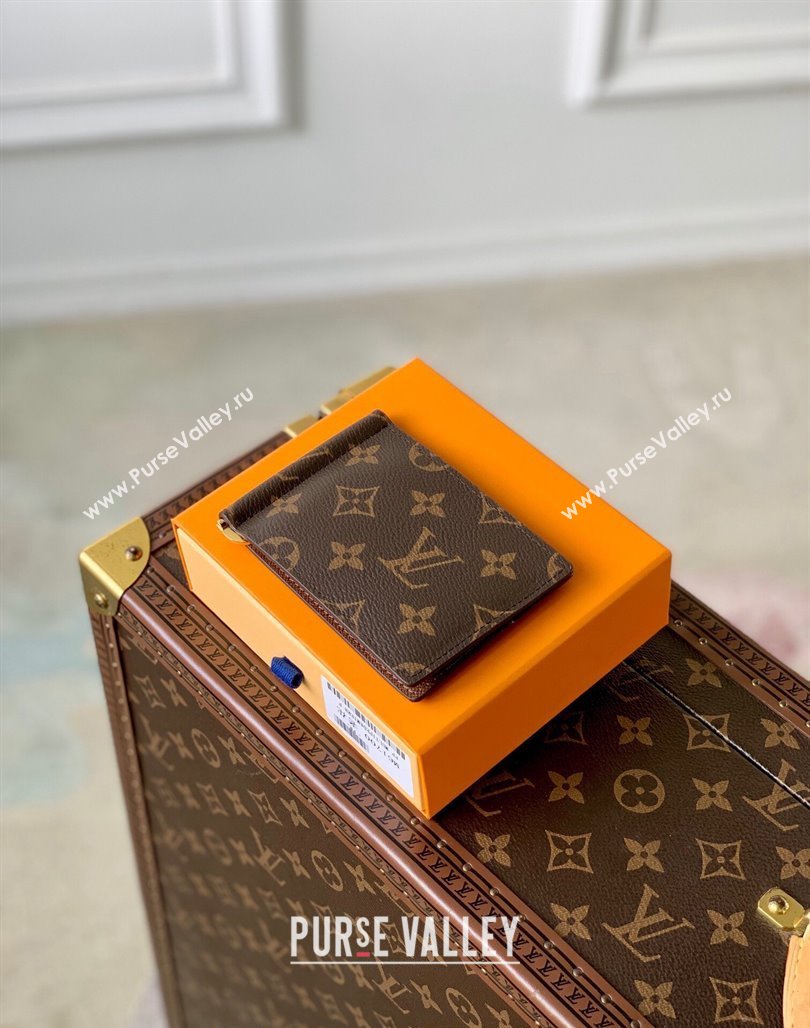 Louis Vuitton Billfold Wallet in Monogram Canvas Brown 2023 M61700 (KI-231227085)