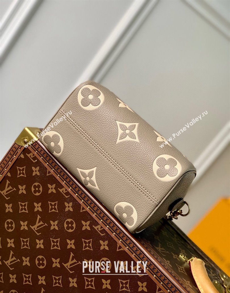 Louis Vuitton Speedy Bandouliere 20 Bag in Bicolor Empreinte Monogram Leather M46575 Grey 2023 (KI-231227087)