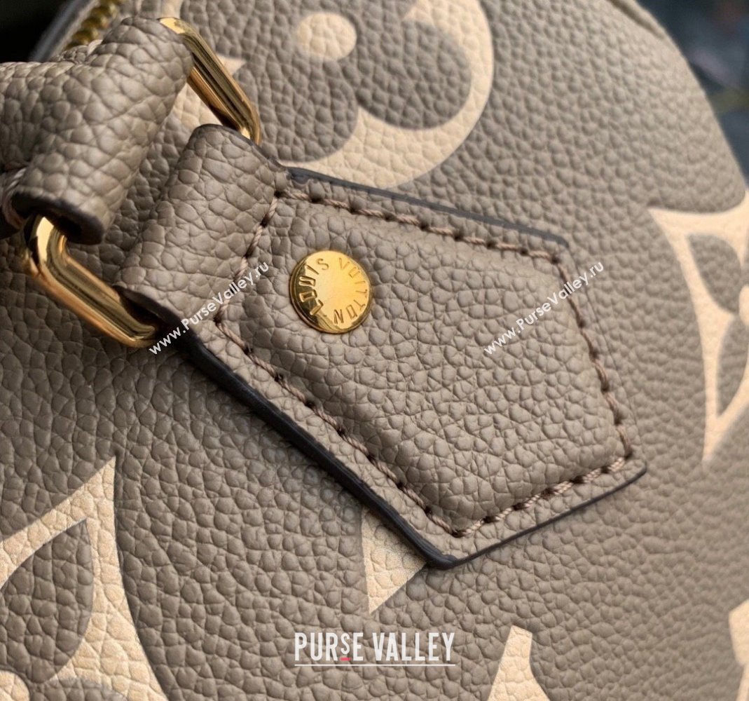 Louis Vuitton Speedy Bandouliere 20 Bag in Bicolor Empreinte Monogram Leather M46575 Grey 2023 (KI-231227087)