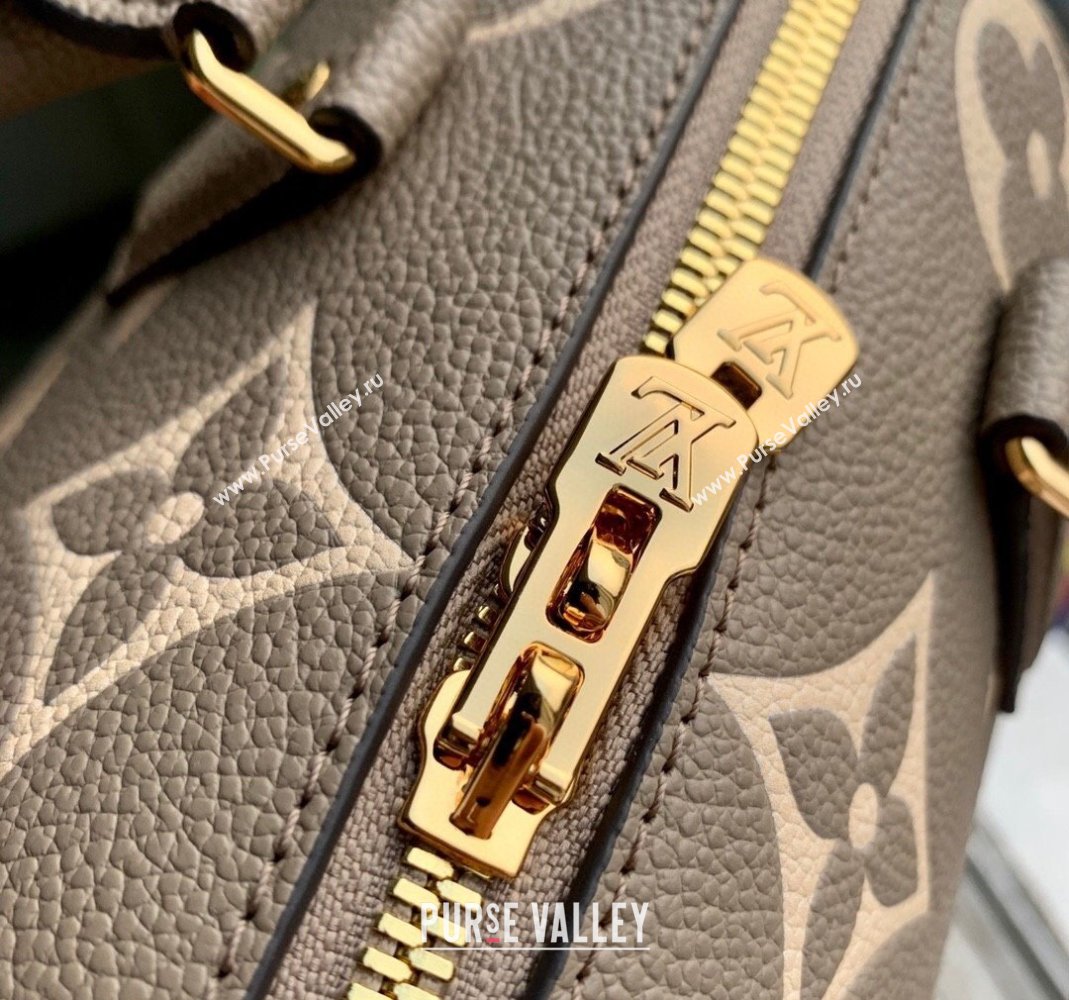 Louis Vuitton Speedy Bandouliere 20 Bag in Bicolor Empreinte Monogram Leather M46575 Grey 2023 (KI-231227087)