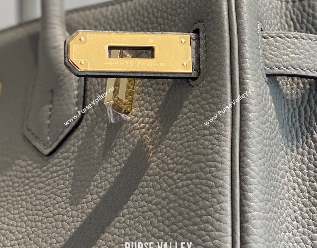 Hermes Birkin 30cm Bag in Togo Calfskin Cloud Grey 2023 1227 (FL-231227101)