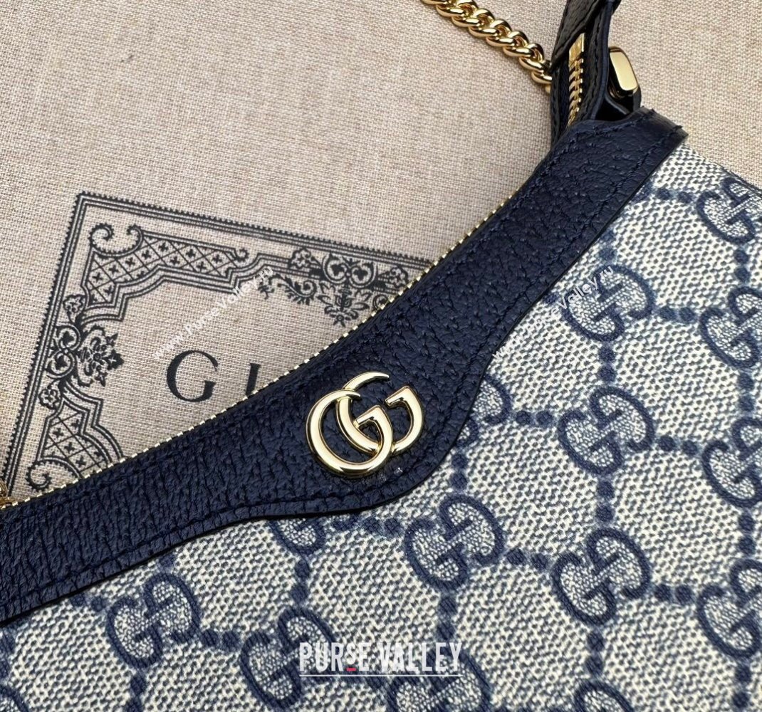 Gucci Ophidia GG Canvas Mini Bag ‎764960 Blue 2023 (DLH-231227127)