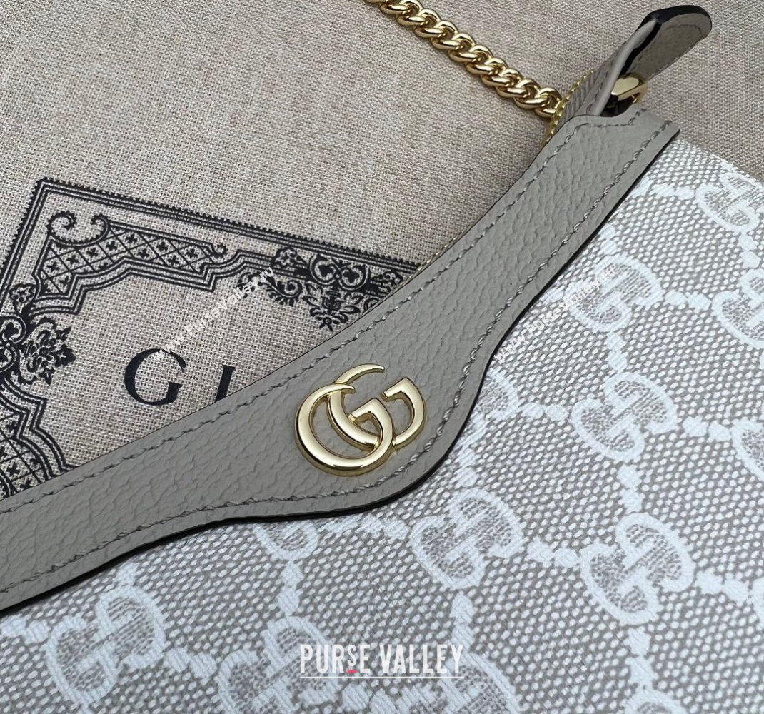 Gucci Ophidia GG Canvas Mini Bag ‎764960 White 2023 (DLH-231227128)