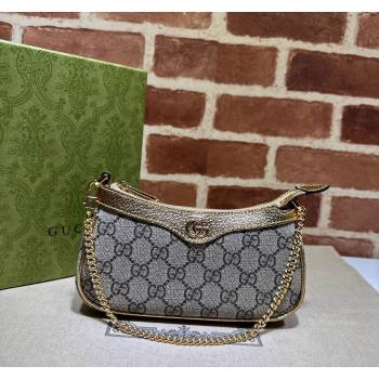 Gucci Ophidia GG Canvas Mini Bag ‎764960 Gold 2023 (DLH-231227130)