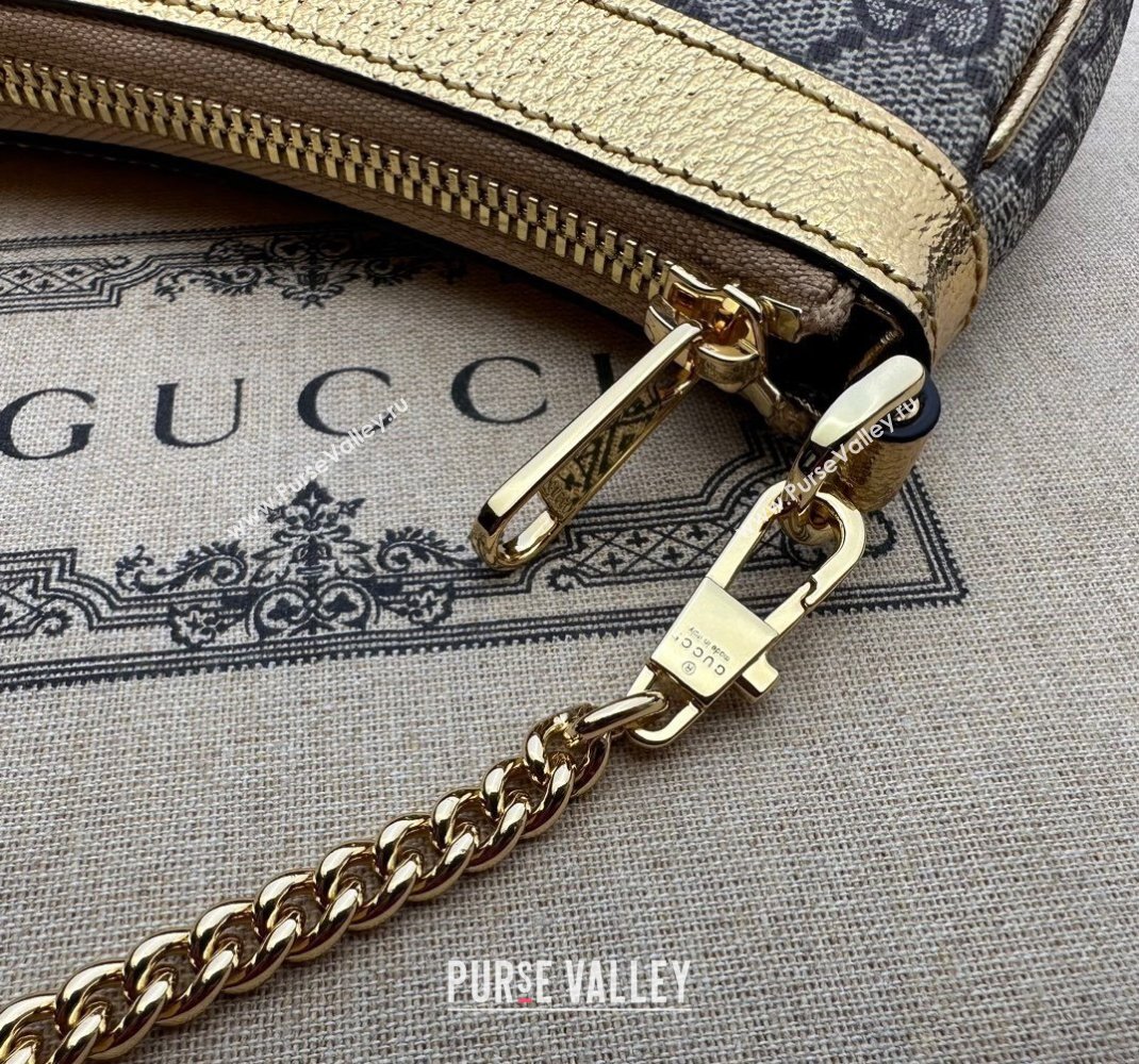 Gucci Ophidia GG Canvas Mini Bag ‎764960 Gold 2023 (DLH-231227130)