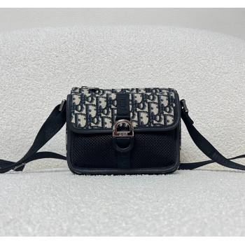 Dior Mens 8 Messenger Bag with Strap in Beige and Black Dior Oblique Jacquard 2023 (XXG-231228099)