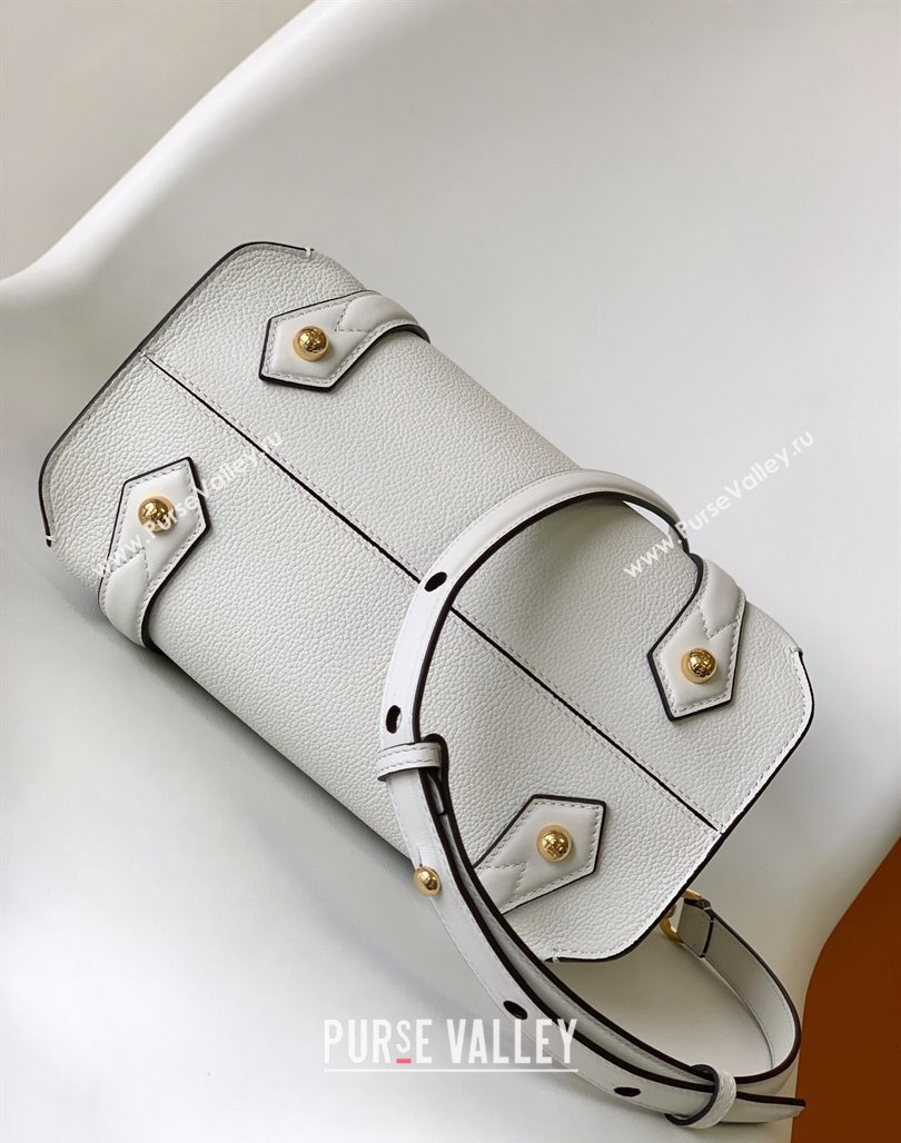 Fendi Boston 365 Bag in Full-Grain Leather White 2023 (AF-231228106)