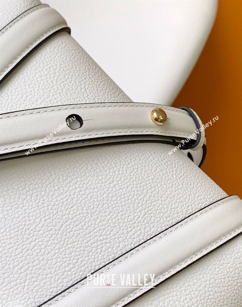 Fendi Boston 365 Bag in Full-Grain Leather White 2023 (AF-231228106)