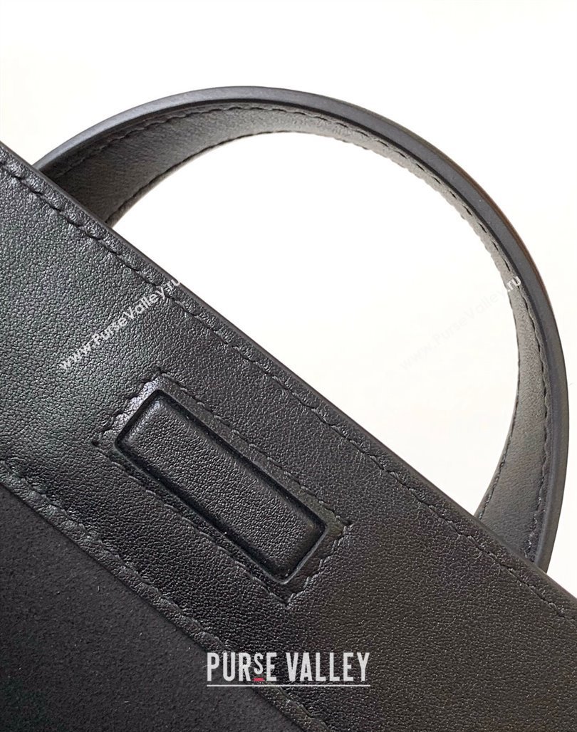 Fendi Boston 365 Bag in Full-Grain Leather Black 2023 (AF-231228108)