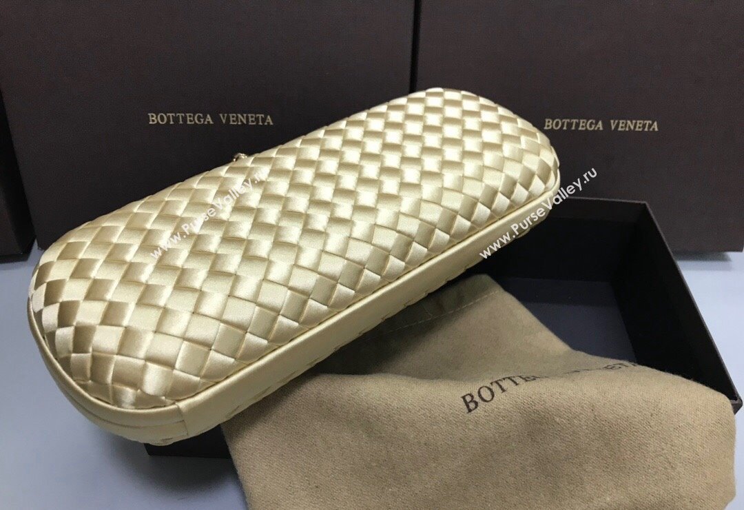 Bottega Veneta Stretch Box Knot Silk Woven Bag Yellow 2023 BV8651 (WT-231226059)