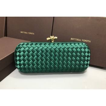 Bottega Veneta Stretch Box Knot Silk Woven Bag Green 2023 BV8651 (WT-231226060)