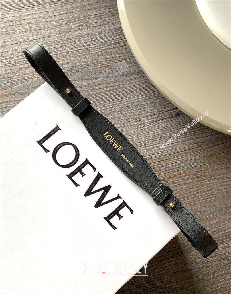 Loewe Branded short strap in classic calfskin 2x55.5cm 2023 (Ys-231229124)