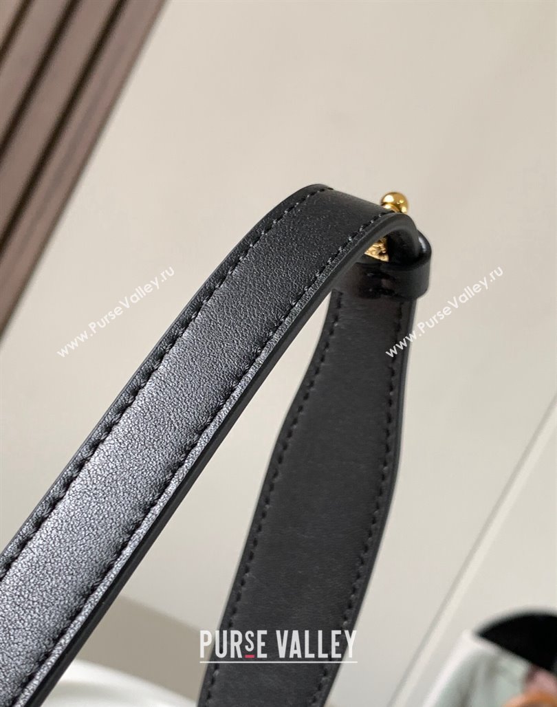 Loewe Branded short strap in classic calfskin 2x55.5cm 2023 (Ys-231229124)