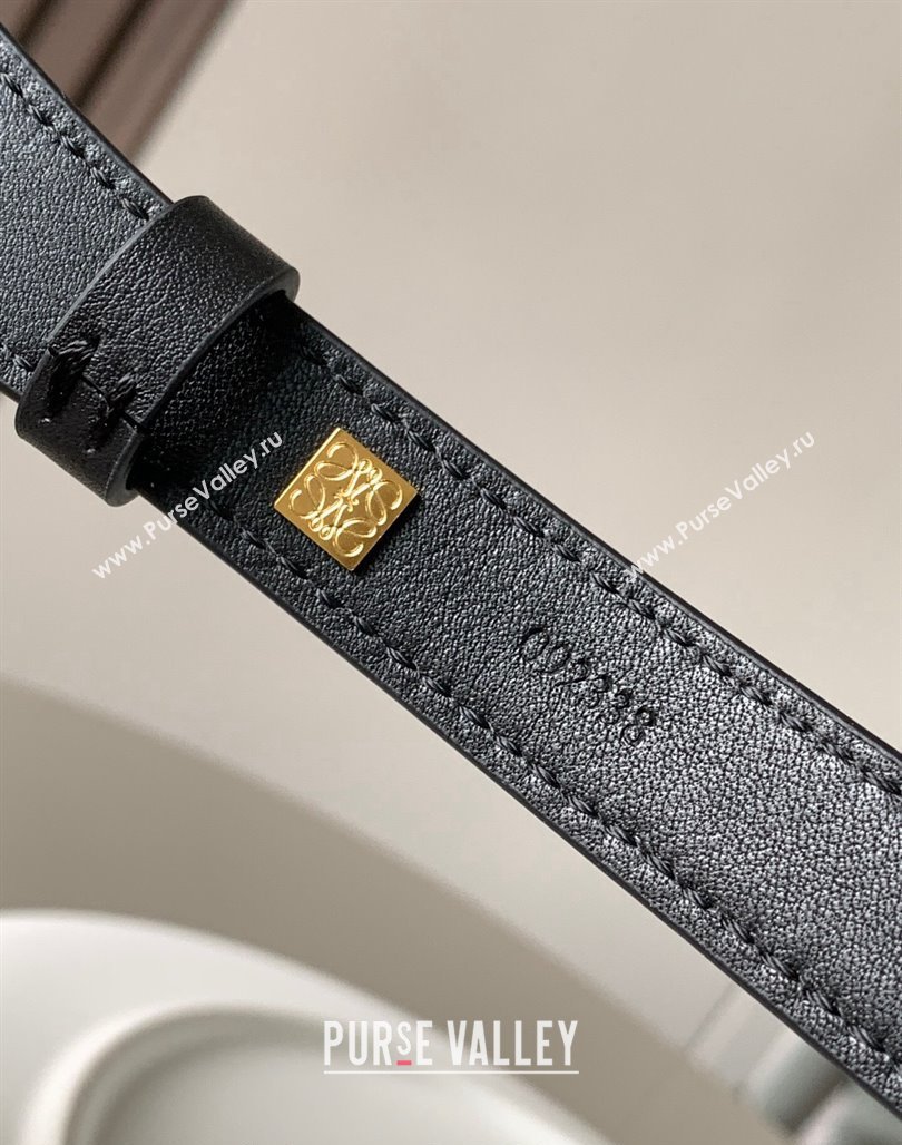 Loewe Branded short strap in classic calfskin 2x55.5cm 2023 (Ys-231229124)