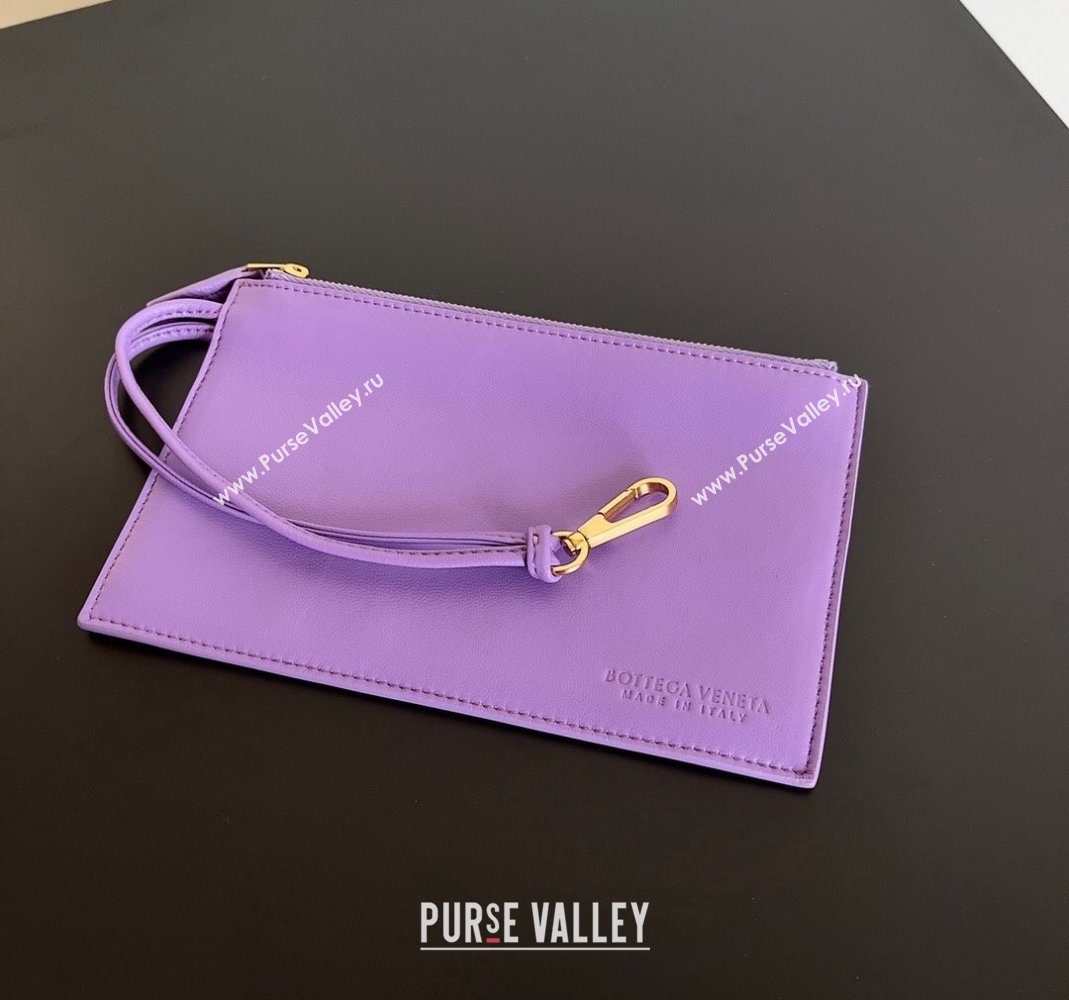 Bottega Veneta Mini Cabat Tote Bag in Intreccio Leather Dark Purple 2023 709464 (YX-231225001)