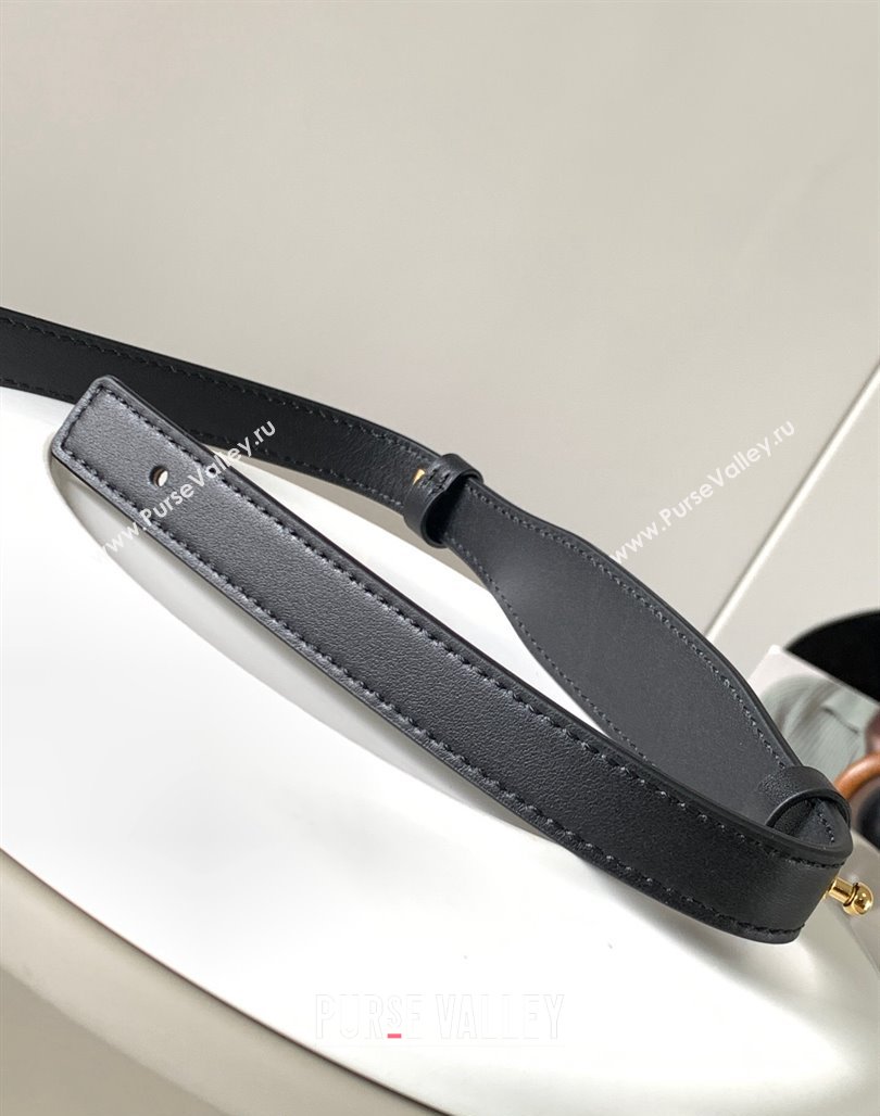 Loewe Branded short strap in classic calfskin 2x55.5cm 2023 (Ys-231229124)