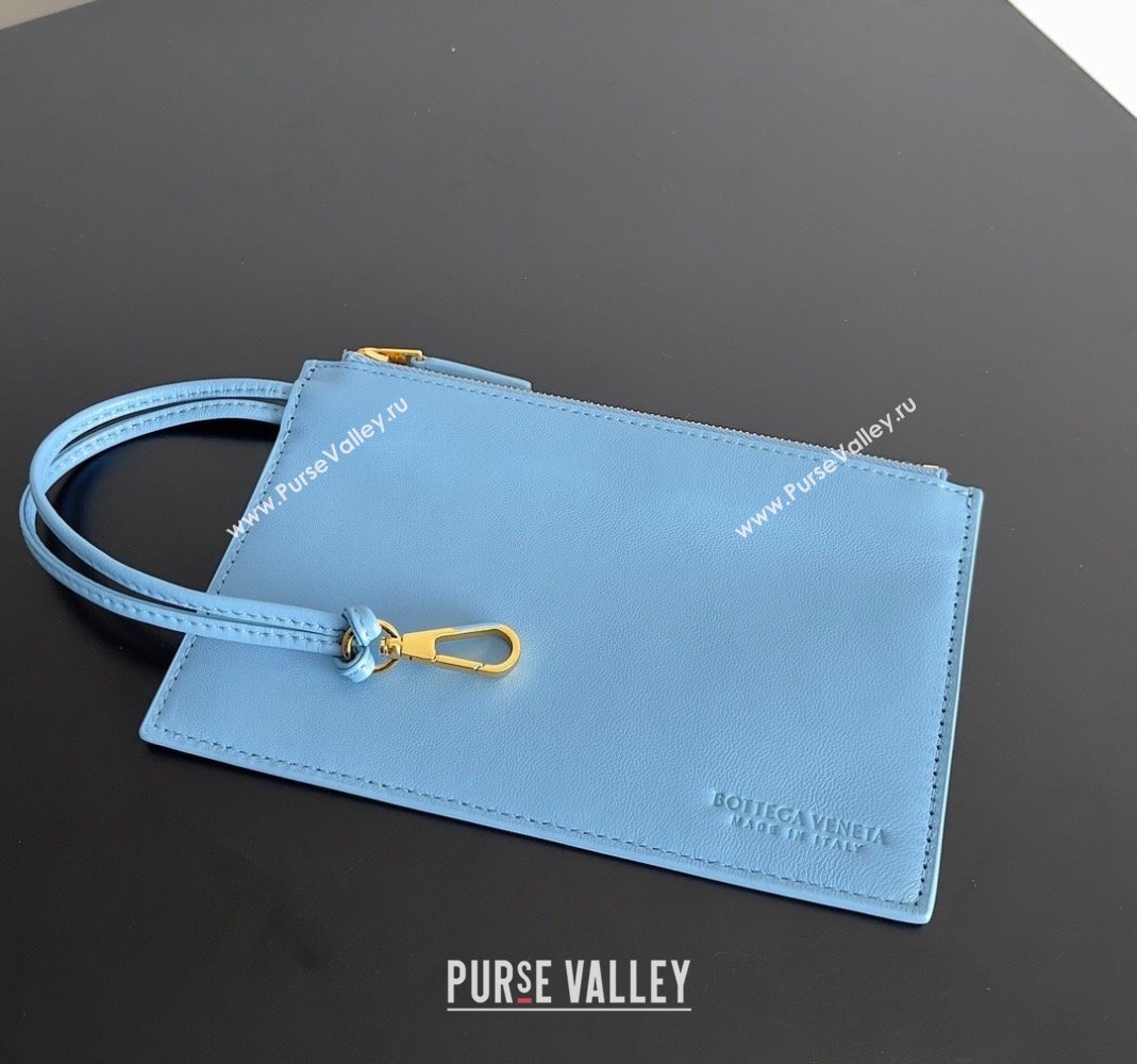 Bottega Veneta Mini Cabat Tote Bag in Intreccio Leather Windswept Blue 2023 709464 (YX-231225008)