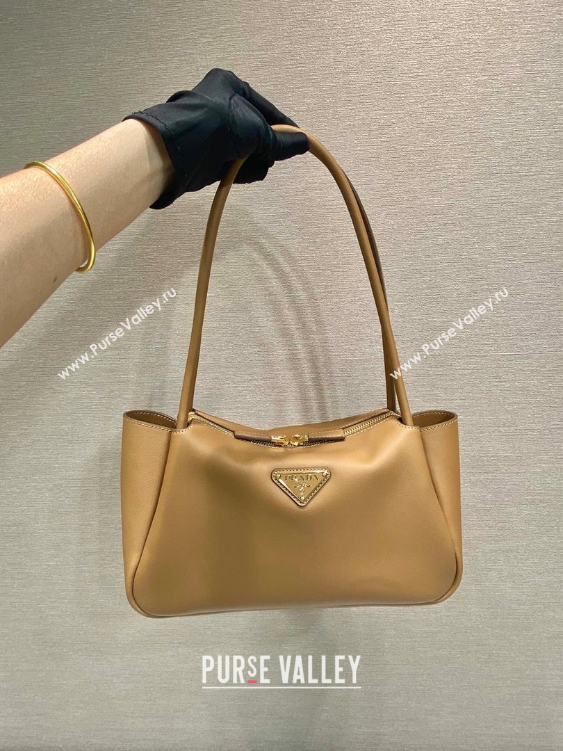 Prada Leather Handbag 1BA444 Brown 2023 (YZ-231229027)