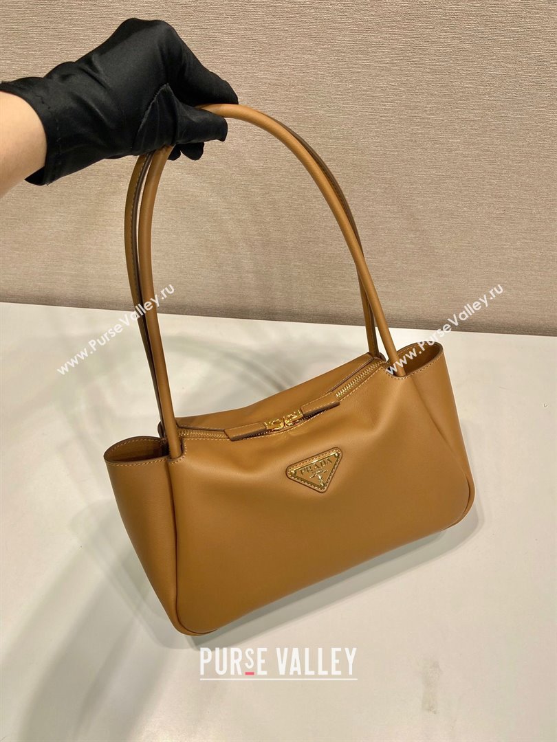 Prada Leather Handbag 1BA444 Brown 2023 (YZ-231229027)