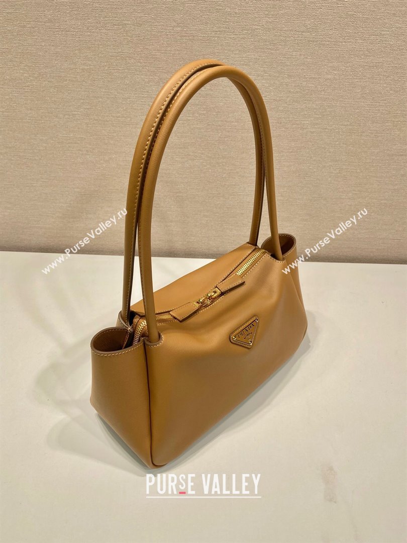 Prada Leather Handbag 1BA444 Brown 2023 (YZ-231229027)