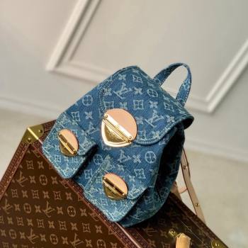 Louis Vuitton Venice Backpack Bag in Blue Monogram Denim M46836 2024 (KI-240117090)