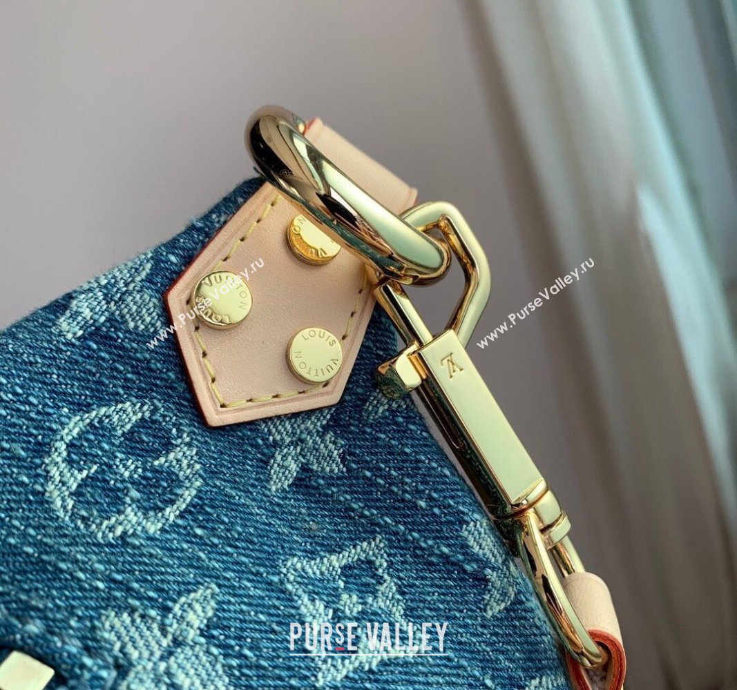 Louis Vuitton High Rise Belt Bag/Bumbag in Blue Monogram Denim M46837 2024 (KI-240117091)