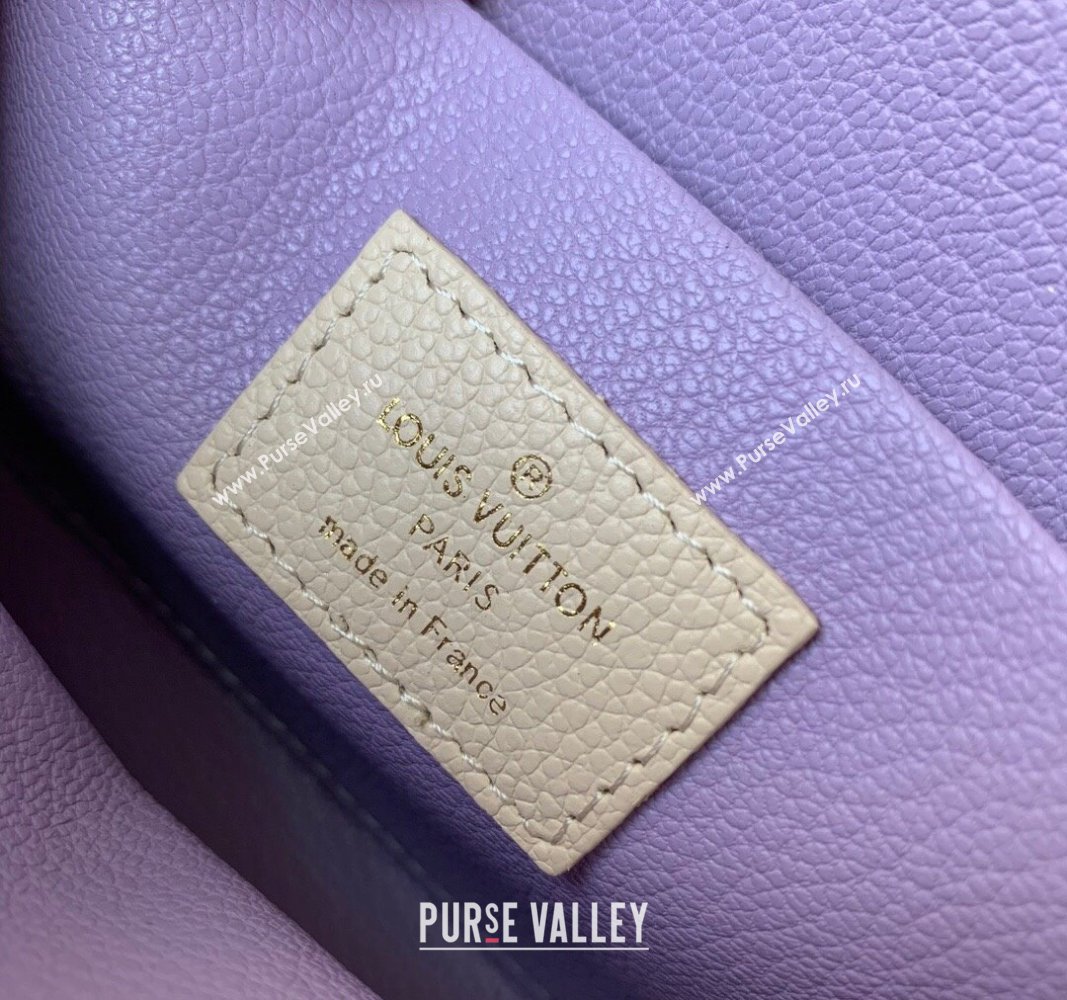 Louis Vuitton Cosmetic Pouch PM bag in Bicolor Monogram Leather M45951 Purple 2024 (KI-240117105)