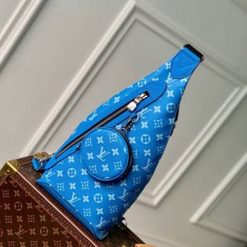 Louis Vuitton Duo Slingbag in Monogram Canvas M31075 Blue 2024 (KI-240117110)