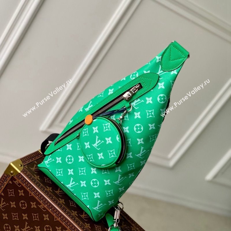 Louis Vuitton Duo Slingbag in Monogram Canvas M31075 Green 2024 (KI-240117111)