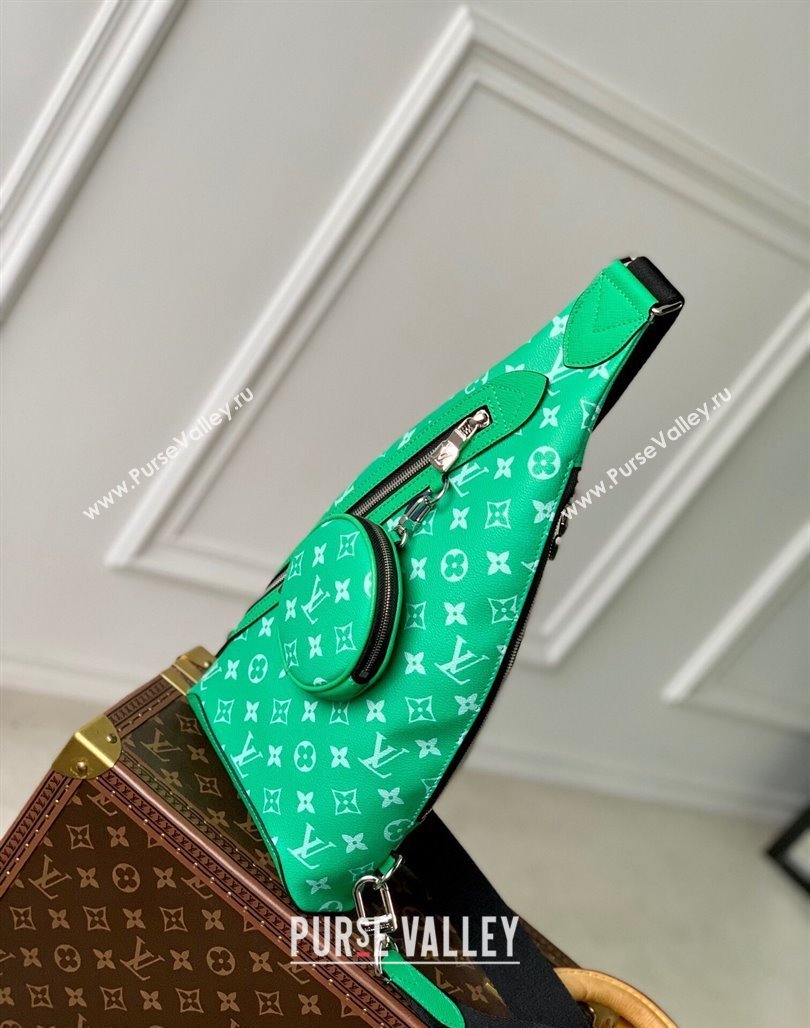 Louis Vuitton Duo Slingbag in Monogram Canvas M31075 Green 2024 (KI-240117111)