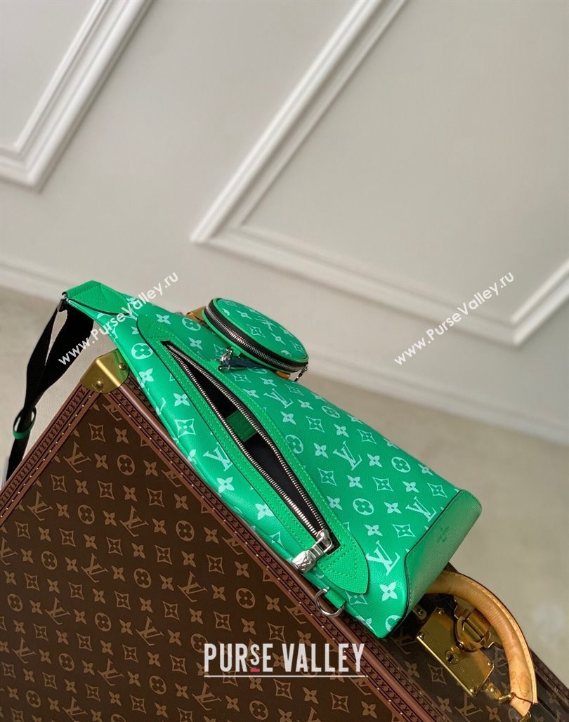 Louis Vuitton Duo Slingbag in Monogram Canvas M31075 Green 2024 (KI-240117111)