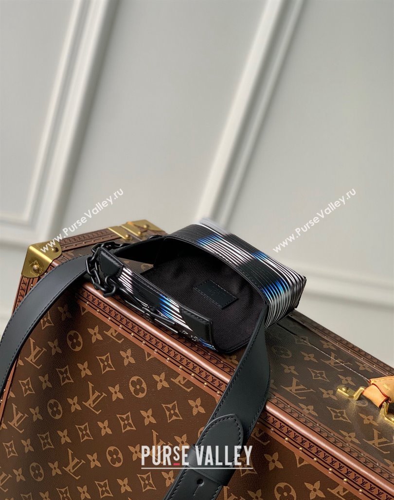 Louis Vuitton Mens Micro Steamer Mini Bag Blue Moon Damier Rush Epi XL Leather M82817 2024 (KI-240117114)