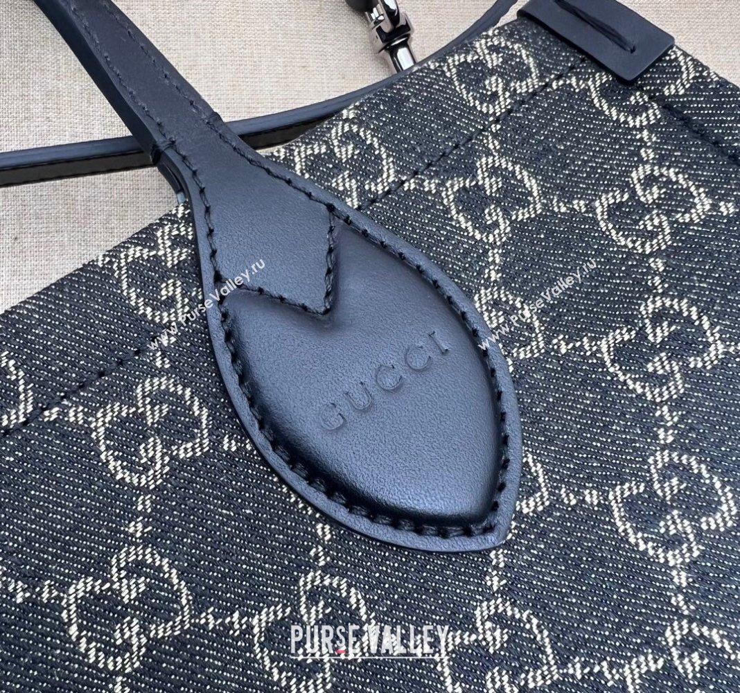 Gucci Ophidia GG Canvas Medium Tote Bag 772183 Black 2024 (DLH-240118003)