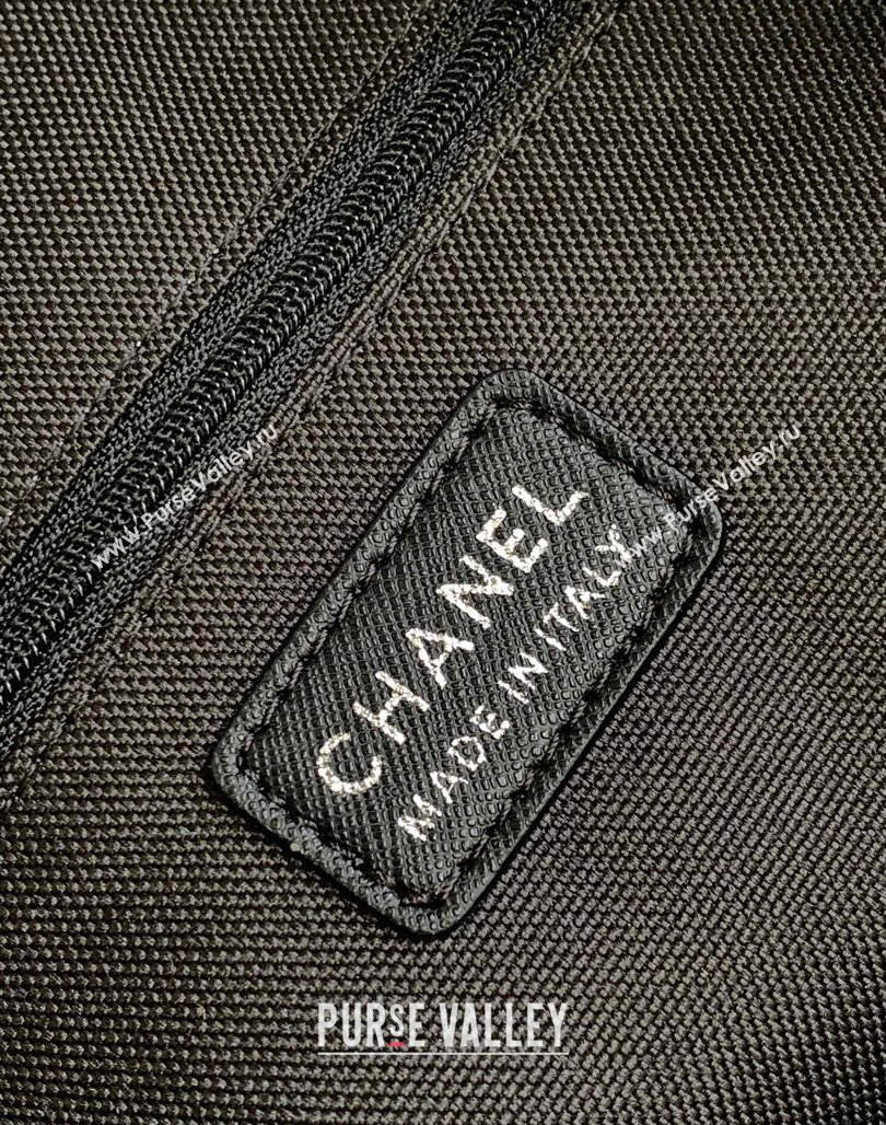 Chanel Nylon Duffle Travel bag Black 2 AS3533 2024 (yezi-240117066)