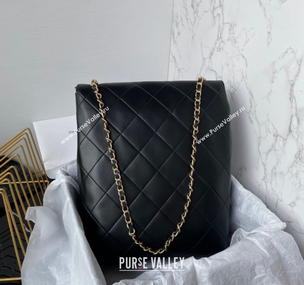 Chanel Gradient Calfskin Large Hobo Bag AS4632 Black 2024 (yezi-240116015)