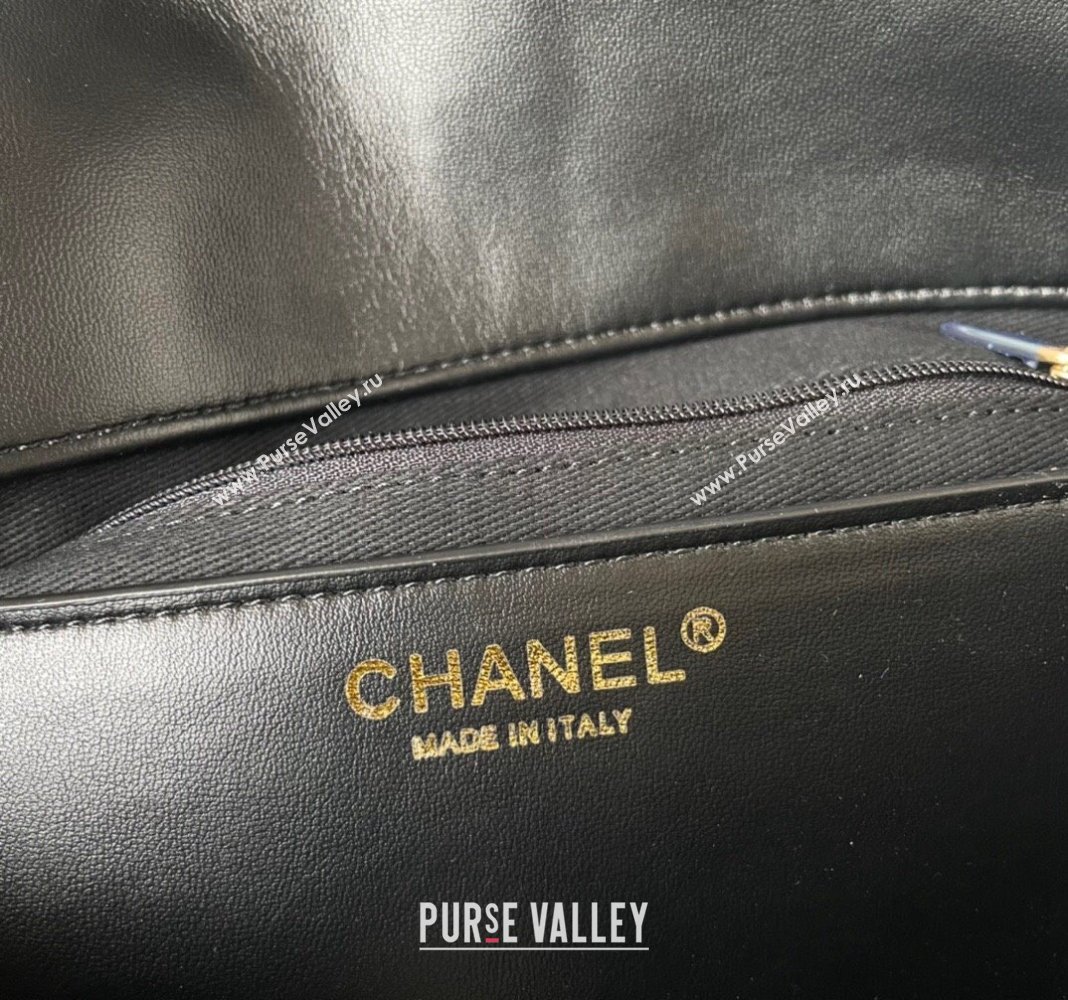 Chanel Gradient Calfskin Large Hobo Bag AS4632 Black 2024 (yezi-240116015)