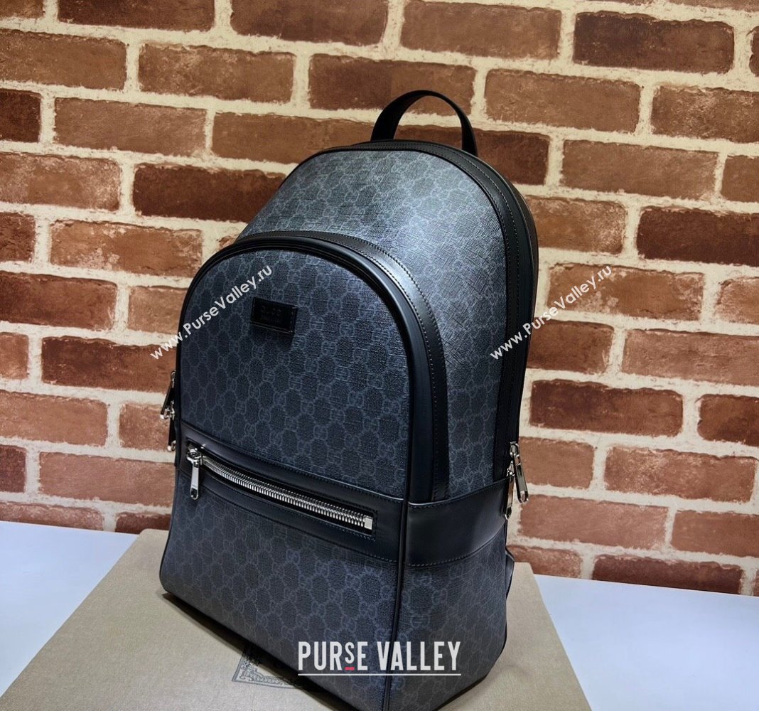 Gucci GG Canvas Backpack Bag 771158 Black 2024 (DLH-240118029)