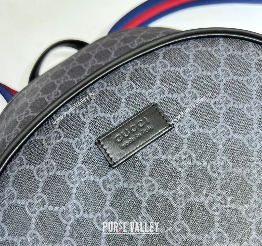 Gucci GG Canvas Backpack Bag 771158 Black 2024 (DLH-240118029)