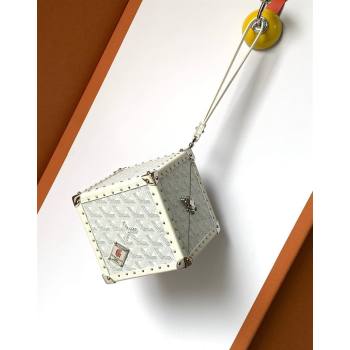 Goyard De Trunk Clutch Bag White 2024 (ZHANG-240119036)