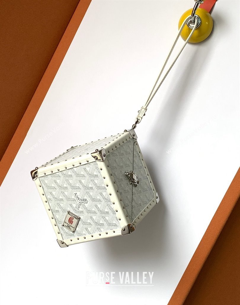 Goyard De Trunk Clutch Bag White 2024 (ZHANG-240119036)