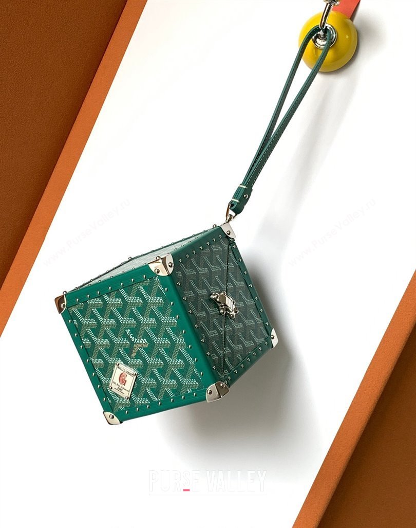 Goyard De Trunk Clutch Bag Green 2024 (ZHANG-240119039)