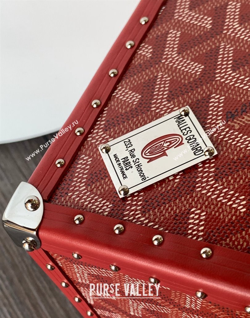 Goyard De Trunk Clutch Bag Red 2024 (ZHANG-240119041)