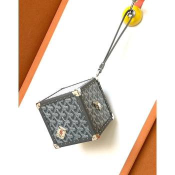 Goyard De Trunk Clutch Bag Grey 2024 (ZHANG-240119042)