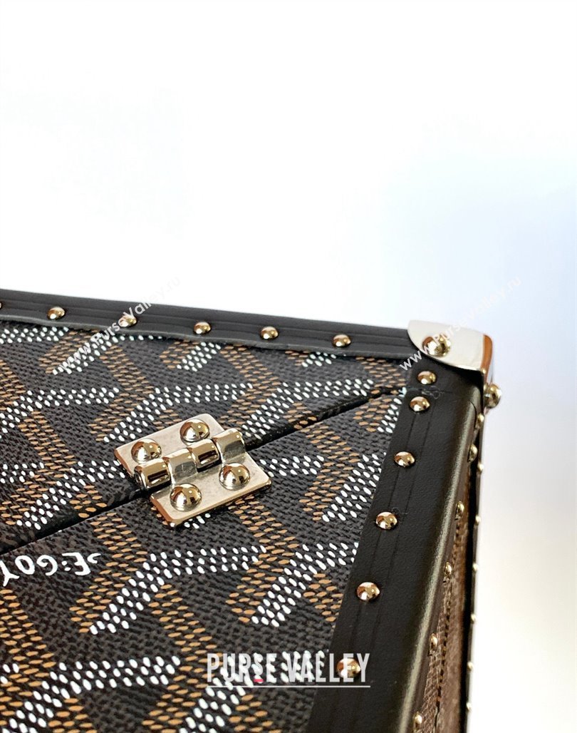 Goyard De Trunk Clutch Bag Black 2024 (ZHANG-240119045)