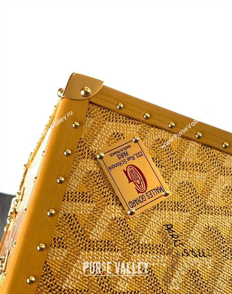 Goyard De Trunk Clutch Bag Yellow 2024 (ZHANG-240119046)